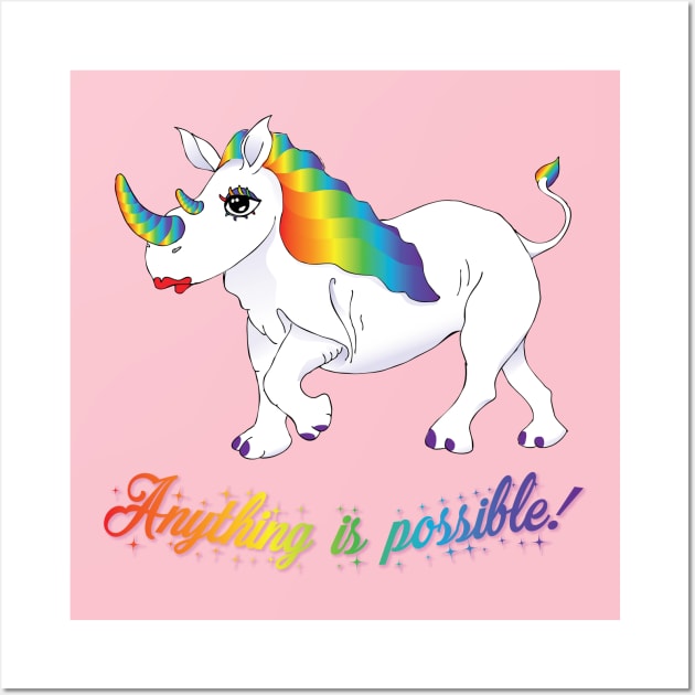 Anything is possible! Wall Art by Logo_Rosenfeld